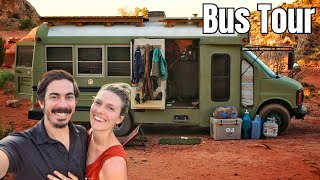 Couple Travels in Short Bus Published Chef and Jewelry Maker [upl. by Ryhpez161]