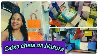 Muitos produtos nessa abertura de caixa Natura do ciclo 12 [upl. by Marillin]