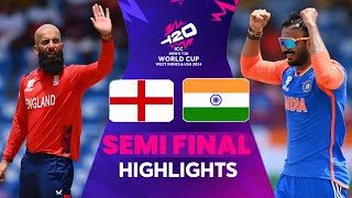 India vs England Highlights  ICC T20 World Cup 2024 2nd Semi Final Highlights  Ind vs Eng [upl. by Sido809]