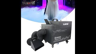 VSHOW G3000 3000W Mini Low Lying Water Fog Machine For Stage Wedding Disco Party decoration [upl. by Huebner]