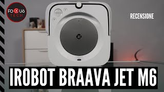 IROBOT BRAAVA JET M6 recensione vero ROBOT LAVAPAVIMENTI non un ROBOT ASPIRAPOLVERE [upl. by Adrea890]