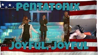 Pentatonix  Joyful Joyful Live from The Evergreen Experience  REACTION  BRILLIANT [upl. by Meagher760]