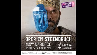 Premiere von Nabucco 2022 in der Oper im Steinbruch [upl. by Culbertson]