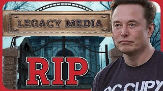 Elon OFFICIALLY destroyed legacy media and they cant recover  Redacted w Clayton Morris [upl. by Arracot]