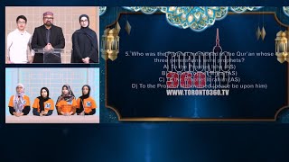 Toronto 360 TVs Ramadan Quiz Wiz  Episode 4  Gaza Ghazis vs Mississauga Momins  March 15th 2024 [upl. by Richma865]