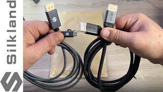 Silkland DisplayPort 21 CABLE 16K 60Hz  Silkland USB C DisplayPort 14 CABLE 8k 60Hz [upl. by Zealand]