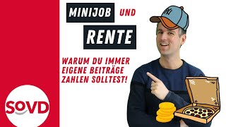 Minijob und Rente  warum Du in jedem Fall eigene Beiträge zahlen solltest [upl. by Malachy]