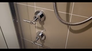 How to upgrade your shower by retrofit installing a modern lever tap set [upl. by Anasor]