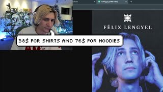 xQc Reveals The Price for his Merch [upl. by Pricilla]