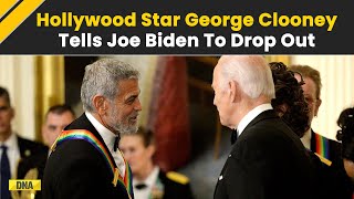 US Elections Hollywood Star Clooney Shocks President Biden Asks Him To Quit White House Race [upl. by Sigismond]