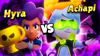 HYRA vs ACHAPI 1vs1 Brawl Stars [upl. by Adiarf]