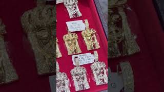 TraxNYC Reviews 14k Gold Diamond Cuban Link Crown Jesus Pendant 65842 [upl. by Slohcin]