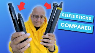 Insta360 Invisible Selfie Stick Review Five 360 Camera Sticks COMPARED [upl. by Ahselrac]