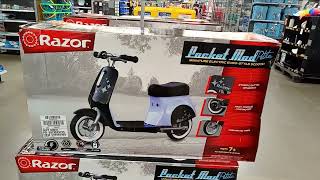 Razor Pocket Mod 𝓟𝓮𝓽𝓲𝓽𝓮 Miniature Electric EuroStyle Scooter For Sale at Walmart on Dewey Avenue [upl. by Osithe]