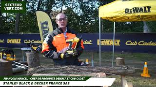 STANLEY BLACK amp DECKER FRANCE  FRANCOIS MANCEL COUPEBRANCHES XR 18V DEWALT A SALONVERT 2024 [upl. by Audre955]