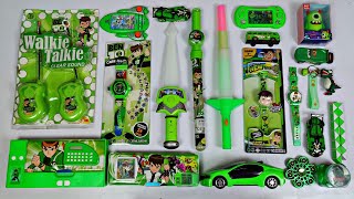 Ultimate Collection of 😱Ben 10 toys Rc Car Watch Sword Walkie Talkie Bubble making stick Car [upl. by Kenji]