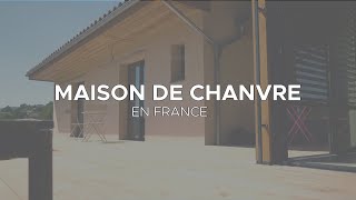 Maison de chanvre en France VISITE [upl. by Otrepur551]