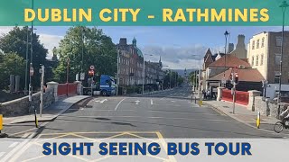 Dublin City  Rathmines  Sightseeing Bus Tour  Dublin Ireland  City Bus Tour  Travel Ireland [upl. by Kenwee299]