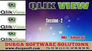 Qlik View  QlikView Session  2 by Sharat [upl. by Ahouh]