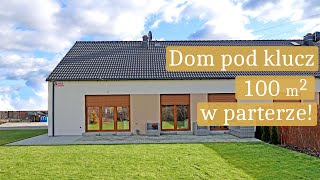 Dom dla rodziny 100 m2  Projekt domu parterowego  Wnętrze w stylu MODERN CLASSIC [upl. by Melonie]