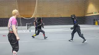 Albion Cup 2023  Open Longsword A Semifinal  Jamie MacIver vs Aleksander Dynarek [upl. by Aloeda]