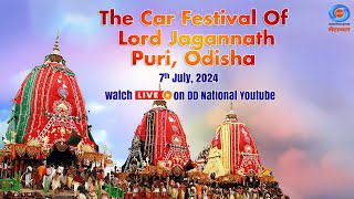 LIVE  The Car Festival Of Lord Jagannath  Day  01  Rath Yatra  Puri Odisha  Part  01 [upl. by Easter]