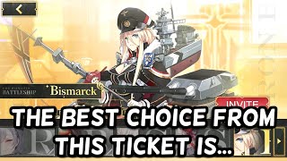 THE BEST CHOICE WITH YOUR 6TH ANNIVERSARY TICKET  Azur Lane [upl. by Doomham]