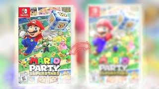 Making A Movie Mario Party Super Stars Game Box Art [upl. by Anitnatsnok]