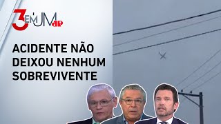 O que pode ter causado a queda do avião em Vinhedo Comentaristas analisam [upl. by Haleelahk]