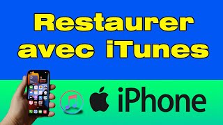 Comment restaurer un iPhone avec iTunes [upl. by Brittaney632]