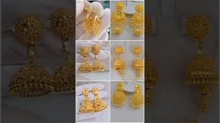 luxury Gold Earrings design goldearrings shortvideo shorts vlog trending fashion viral [upl. by Erreipnaej549]