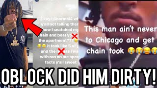 Oblock Members Took Rapper Adott Hilfiger Chain and Kicked Him Out😱 [upl. by Nnylsor472]