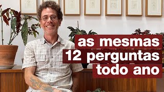 Nando Reis  As mesmas 12 perguntas todo ano 2021 [upl. by Itsirc221]