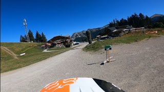 piste verte du bernex bike park [upl. by Konyn]