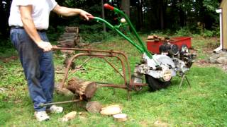 1946 Rotoette Home Gardener with a Buck Saw attachment [upl. by Wiese]