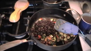 Cornish hen over wild rice and veggies [upl. by Alpheus]