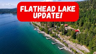 Flathead Lake Levels Continue to Decline [upl. by Sirtemed]