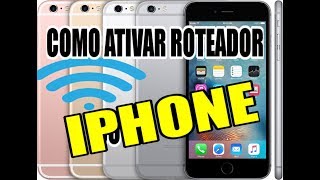 Como ativar roteador do Iphone [upl. by Akahc]