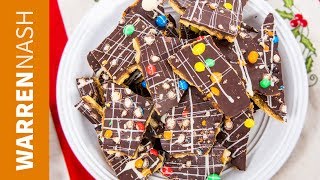 Christmas Crack Recipe  The ULTIMATE Toffee Holiday Candy  Warren Nash [upl. by Ettenor]