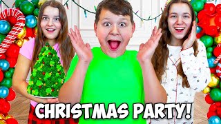 I Threw a SECRET CHRiSTMAS PARTY and my PARENTS had NO IDEA gone wrong [upl. by Ayotyal]