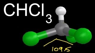 CHCl3 Molecular Geometry  Shape and Bond Angles [upl. by Naedan]