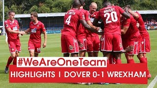 HIGHLIGHTS  Dover Athletic 0 Wrexham 1 [upl. by Yevi]