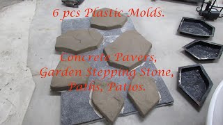 DIY Concrete Pavers EBay Molds [upl. by Htebarual755]