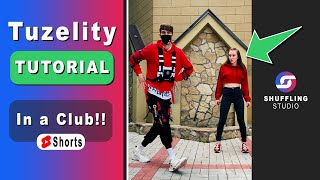 Best Tuzelity Dance Tutorial 2023 😱🔥 In a Club Shuffle Dance Tutorial on a viral TikTok Song 2023 [upl. by Rialb]