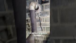 double star pot belly stove in the garage firewoodheat garageupdate [upl. by Acquah440]