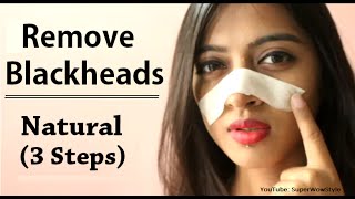 How to Remove Blackheads From Nose amp Face  Naturally at Home  Superwowstyle [upl. by Danais]