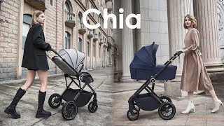 Babymore Chia Pram Pushchair Travel System  Pearl Grey amp Midnight Blue [upl. by Jovitah116]