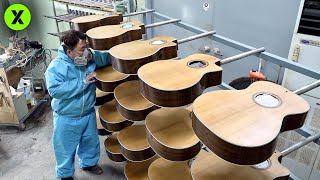 CÓMO se FABRICAN las GUITARRAS ¡Desde Corea al Mundo [upl. by Janot553]