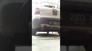 Cold start Cat  mid resonator delete with stock muffler on 2008 Nissan Livina XGear [upl. by Novahs]