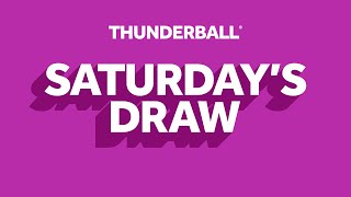 The National Lottery Thunderball draw results from Saturday 13 January 2024 [upl. by Dilaw43]